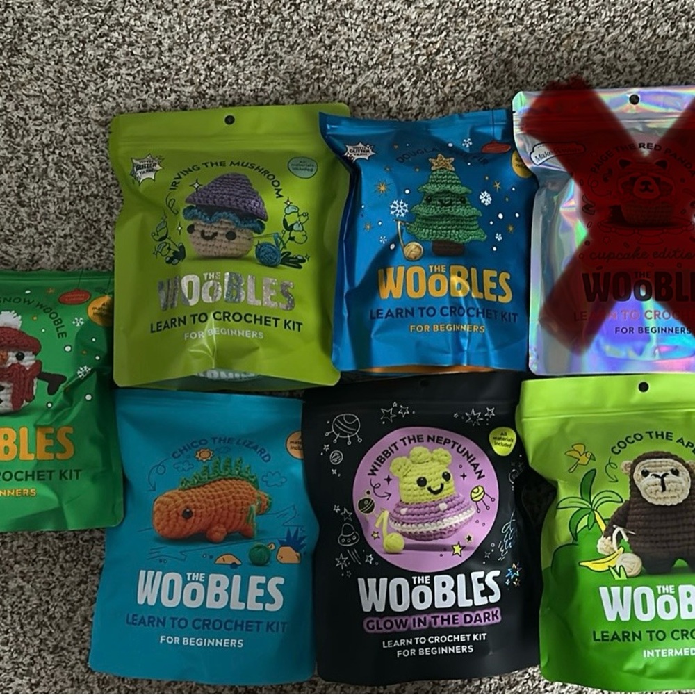 The Woobles Crochet Kit Set